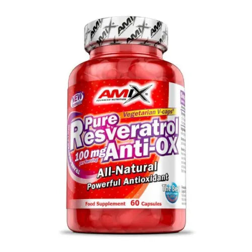 Pure Resveratrol Anti-Ox Amix 60 cápsulas | Resveratrol en Cápsulas