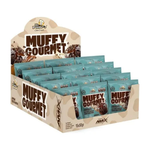 Mr. Popper Muffy 50 g Choco - Choco Blanco Amix | Snack Sabor Chocolate