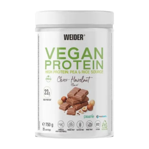 Vegan Protein 750 g Choco Avellana Weider | Proteína Vegana