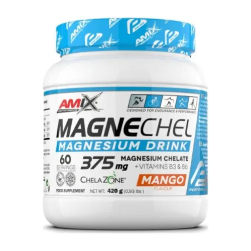 MagneChel Drink Amix Performance 420 g Mango | Bebida de Magnesio Sabor Mango