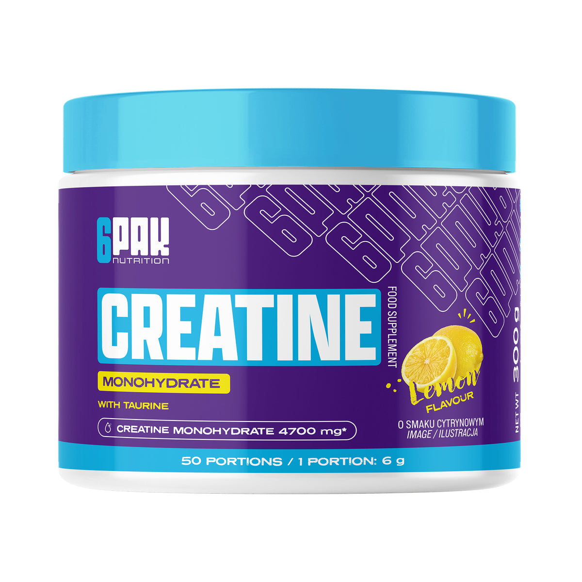 Creatine Monohydrate 6PACK | Creatina Monohidrato Pura