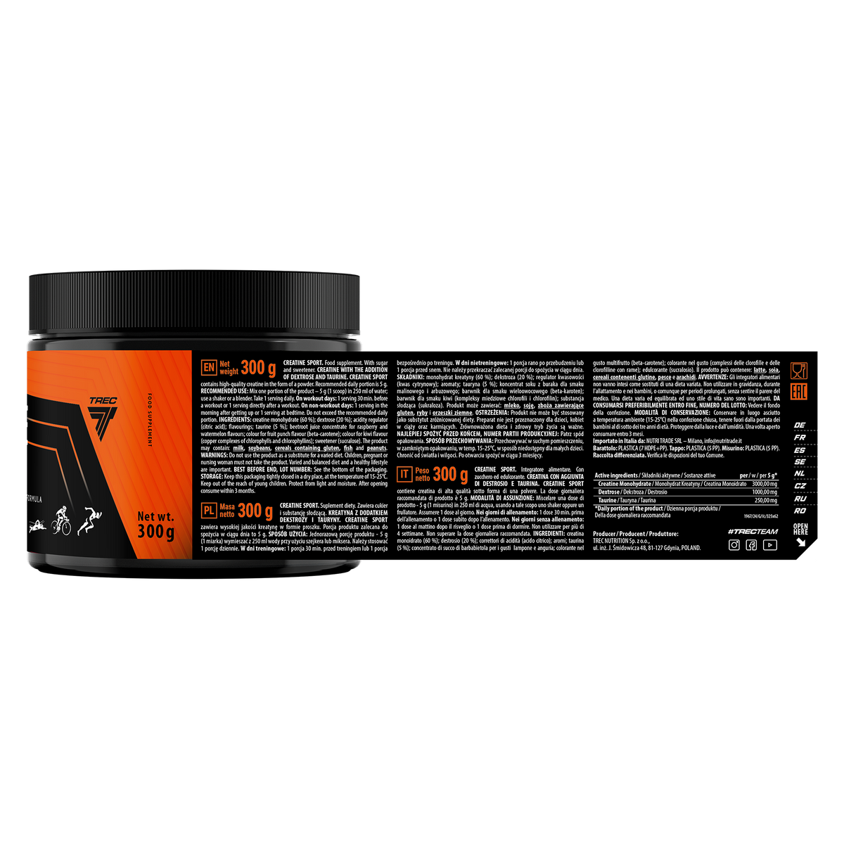 Endurance Creatine Sport Trec | Creatina Sabores