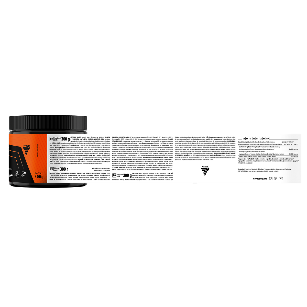 Endurance Creatine Sport Trec | Creatina Sabores