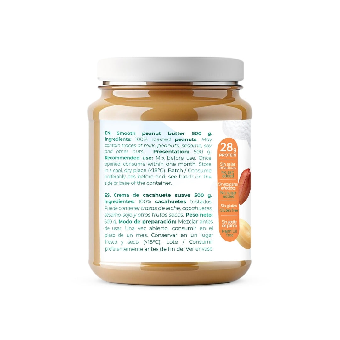 Crema de Cacahuete Proteica 500 g | Torafood