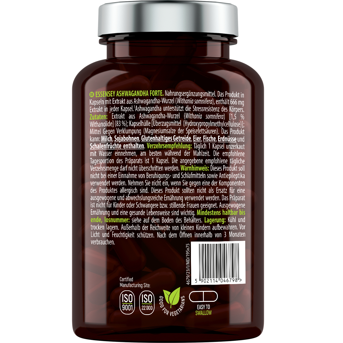 Ashwagandha Forte Essensey | Bienestar y Equilibrio Diario