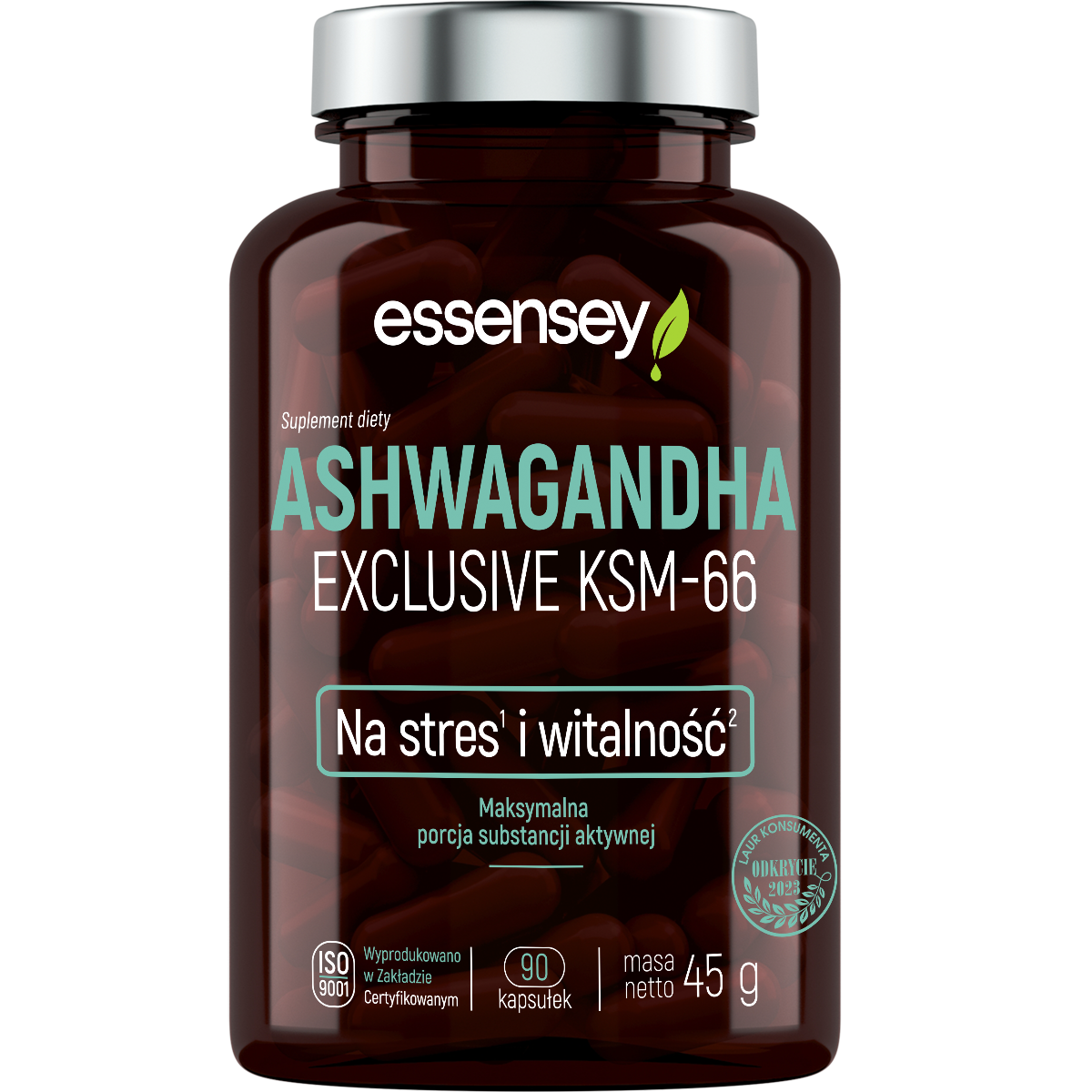 Ashwagandha KSM-66 Essensey | Extracto Premium de Raíz