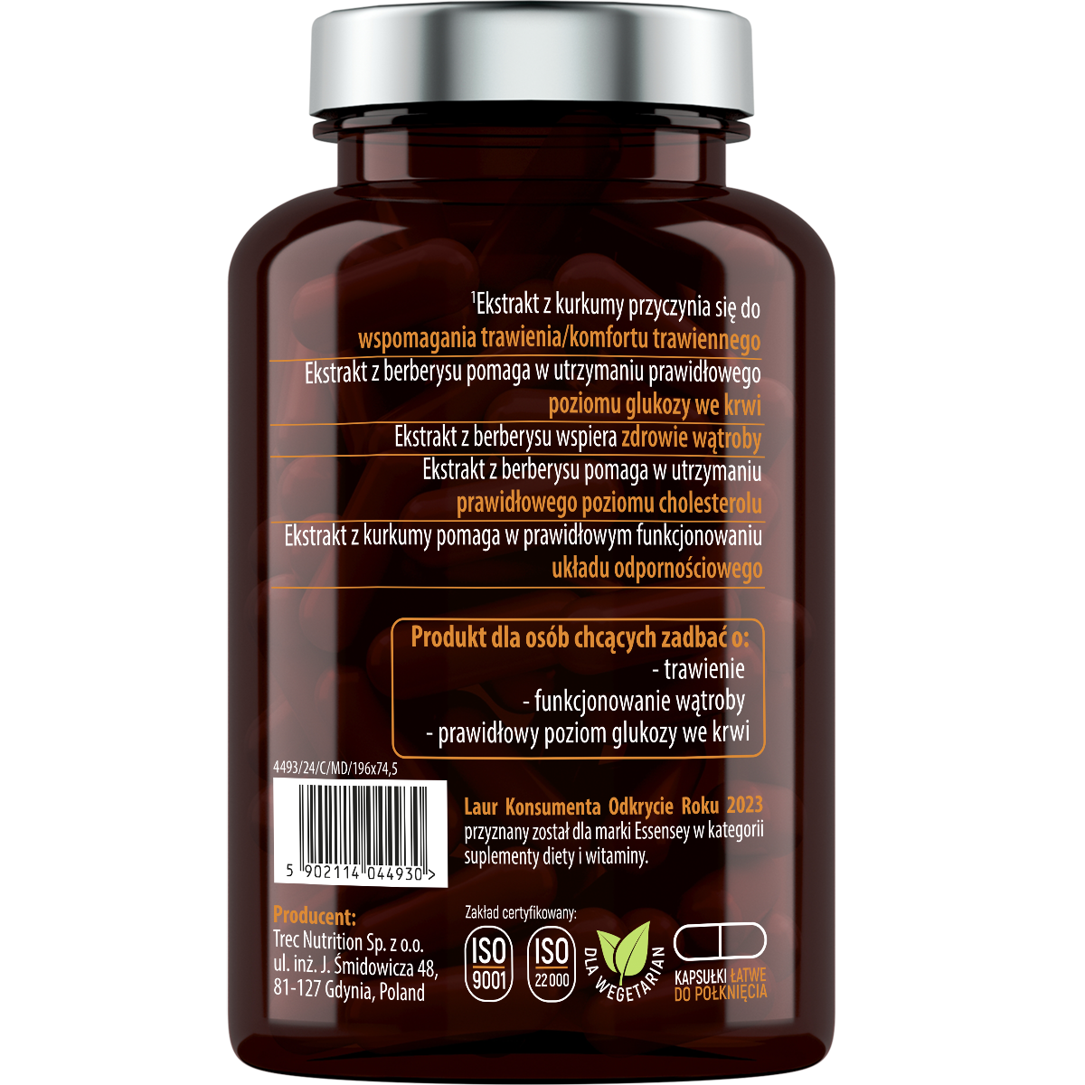 Berberine + Turmeric Essensey | Apoyo Metabólico Diario