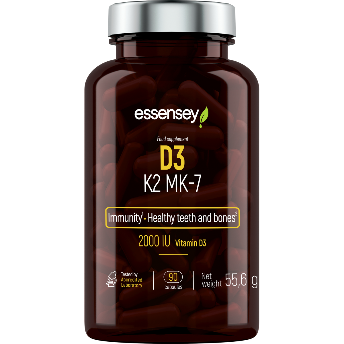 D3 + K2 MK-7 Essensey | Soporte Óseo Diario