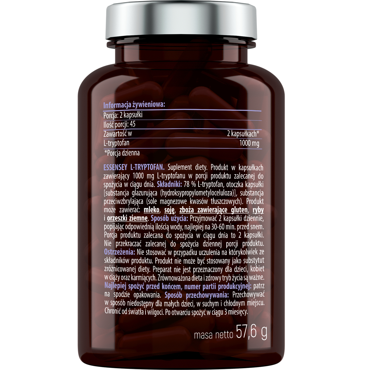 L-Tryptophan Essensey | Bienestar Mental y Descanso