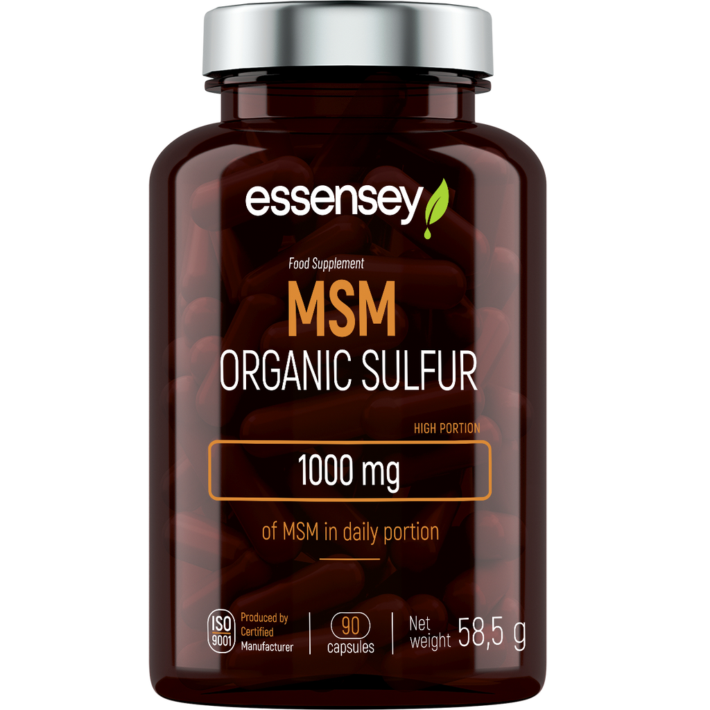 MSM Organic Essensey 90 cápsulas | Azufre orgánico