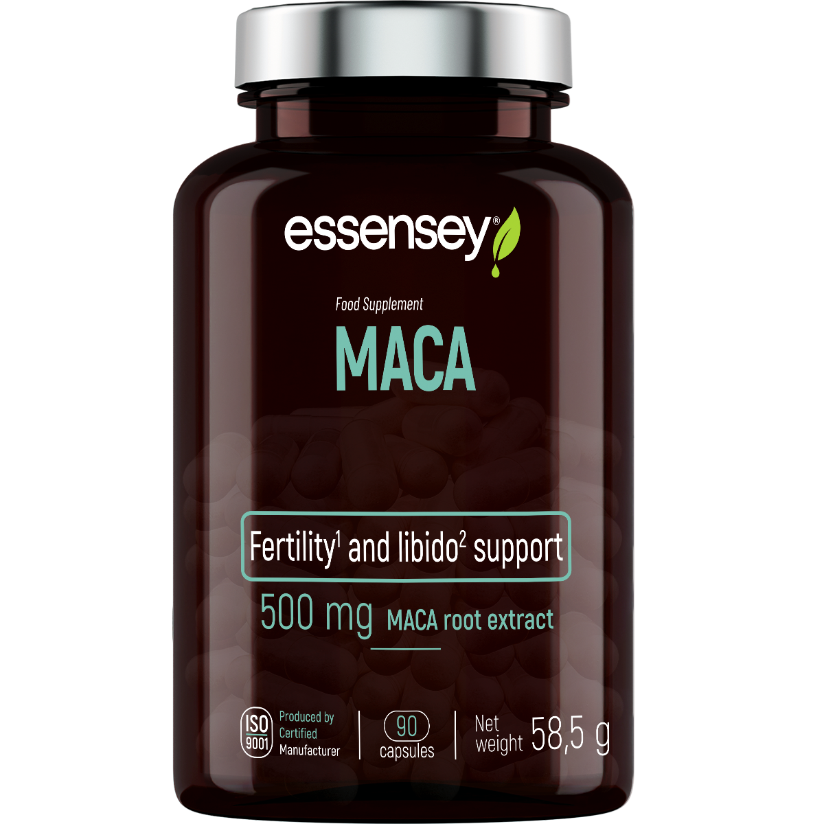 Maca Essensey 90 cápsulas | Raíz de maca