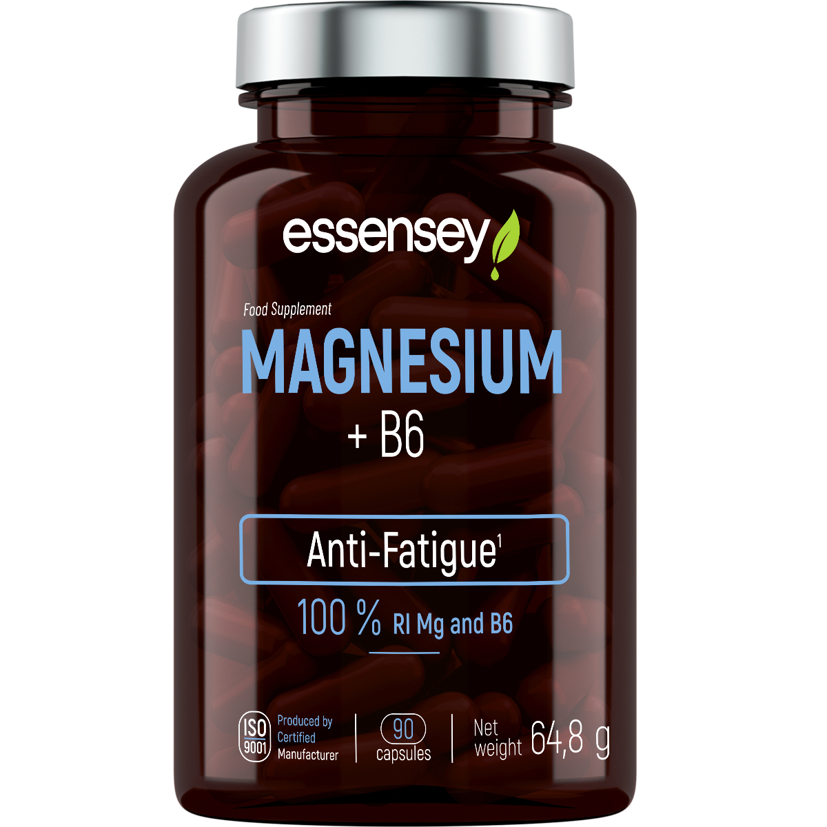 Magnesium B6 Essensey 90 cápsulas | Magnesio y B6