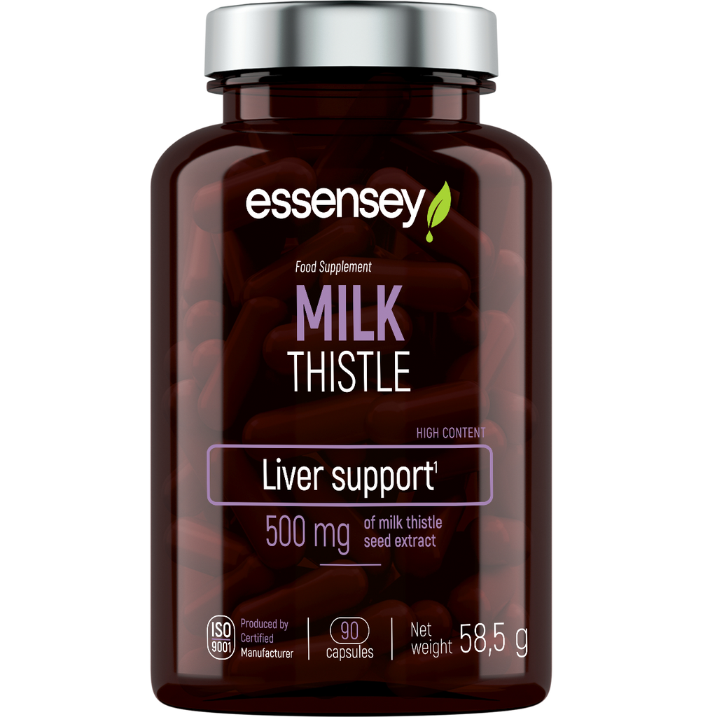 Milk Thistle Essensey 90 cápsulas | Cardo mariano
