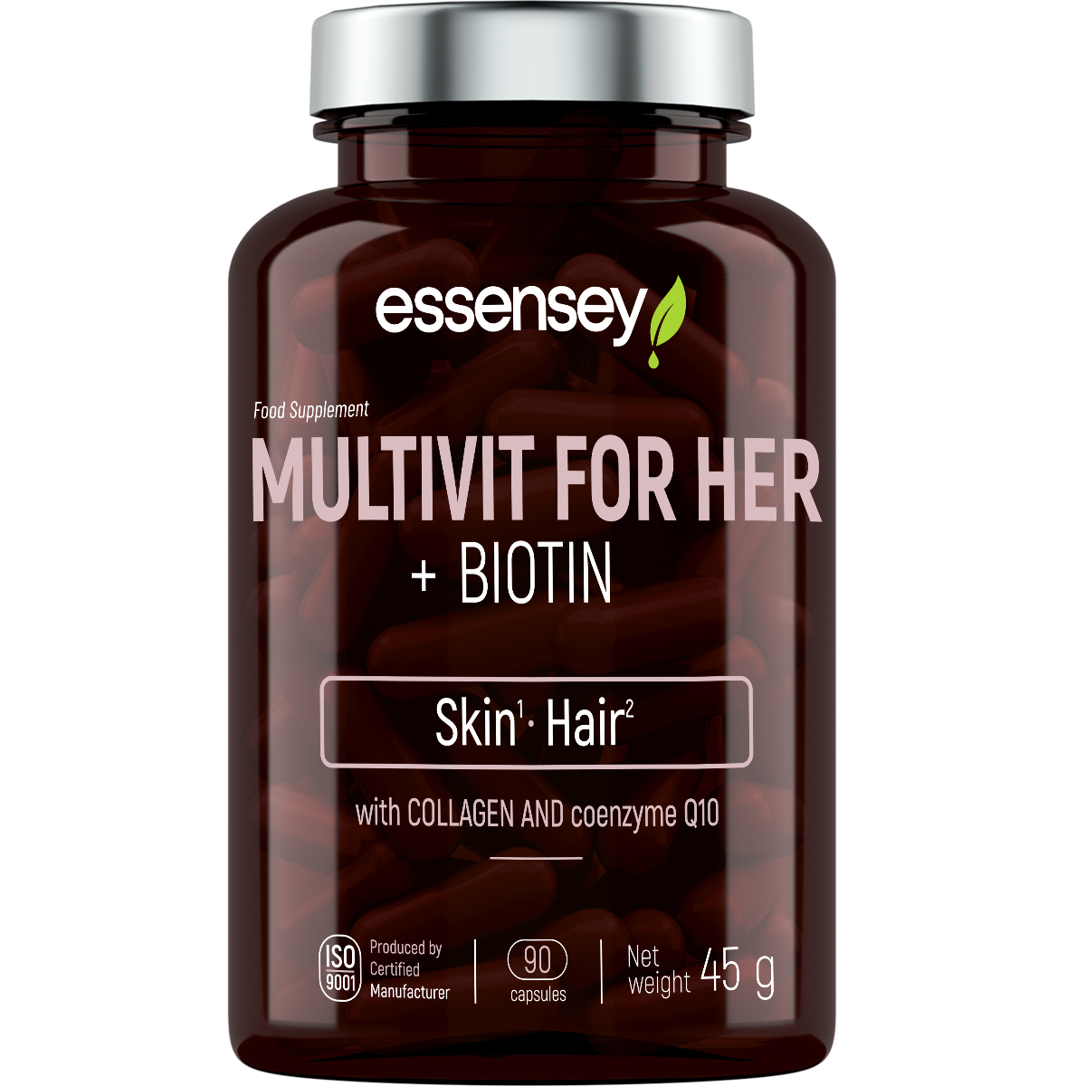 Multivit For Her + Biotin 90 cápsulas | Essensey