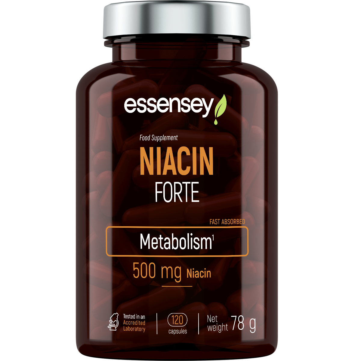 Niacin Forte Essensey 120 cápsulas | Vitamina B3