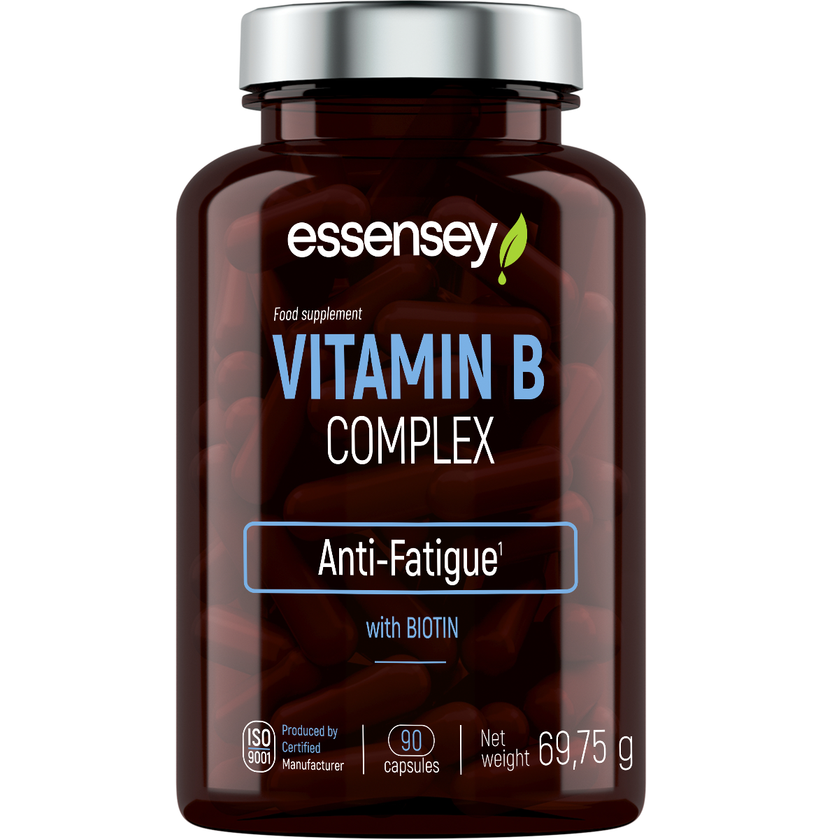 Vitamin B Complex Essensey 90 cápsulas | Complejo B