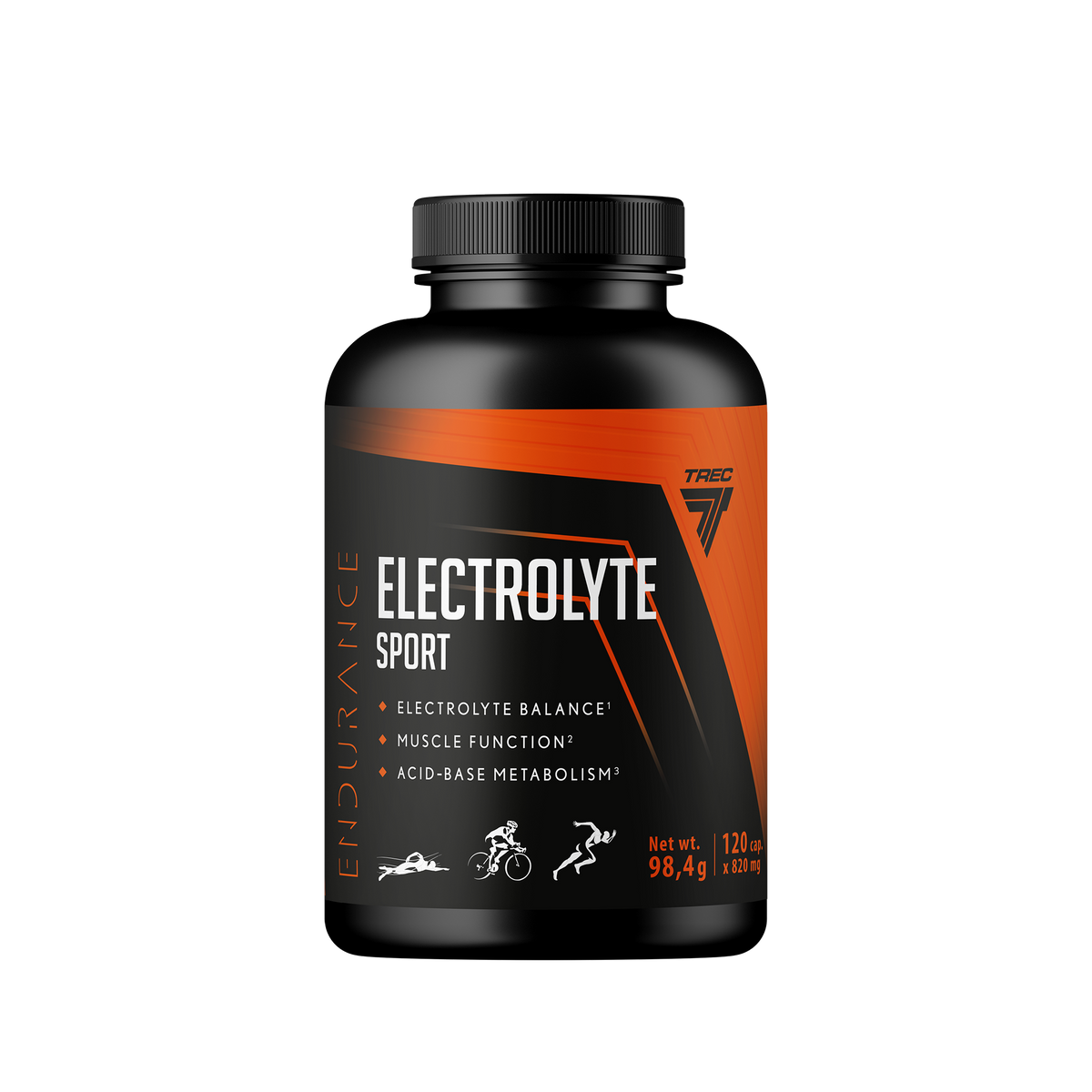 Endurance Electrolyte Trec 120 cápsulas | Complejo de Electrolitos