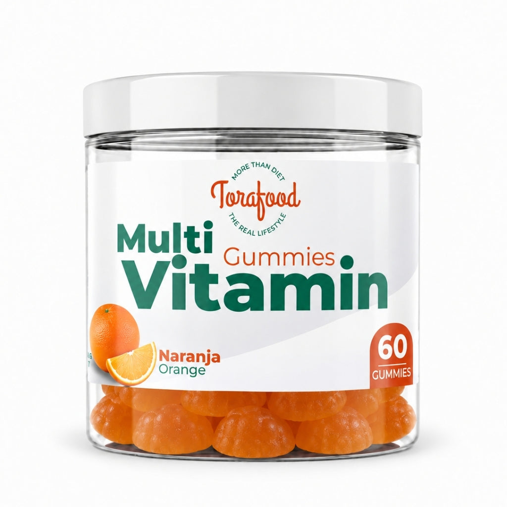 Gominolas Multivitamínicas Naranja 60 Gummies | Torafood