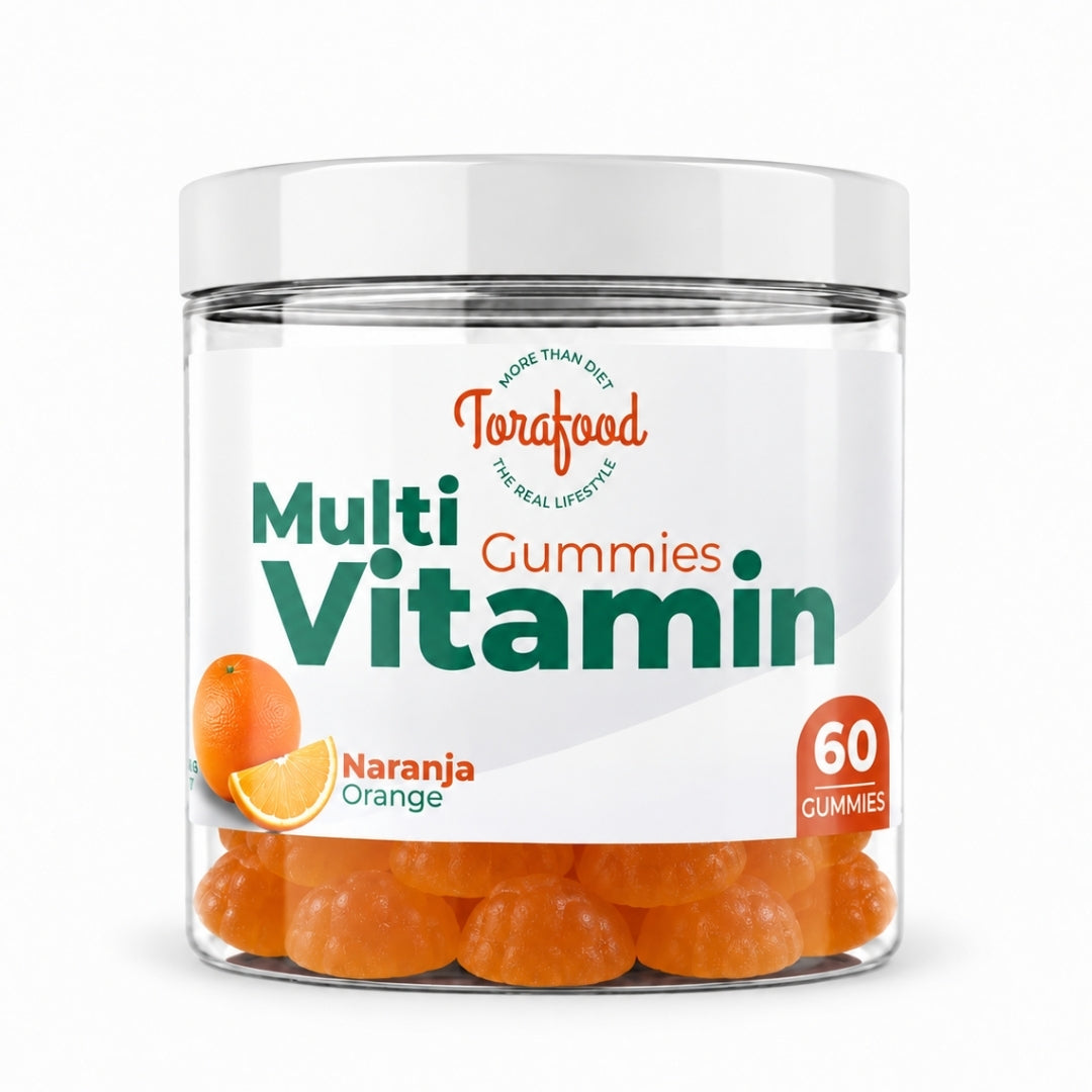 Gominolas Multivitamínicas Naranja 60 Gummies | Torafood