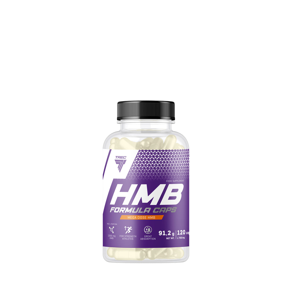 HMB Formula Trec 120 Cápsulas | Beta-Hidroxi Beta-Metilbutirato