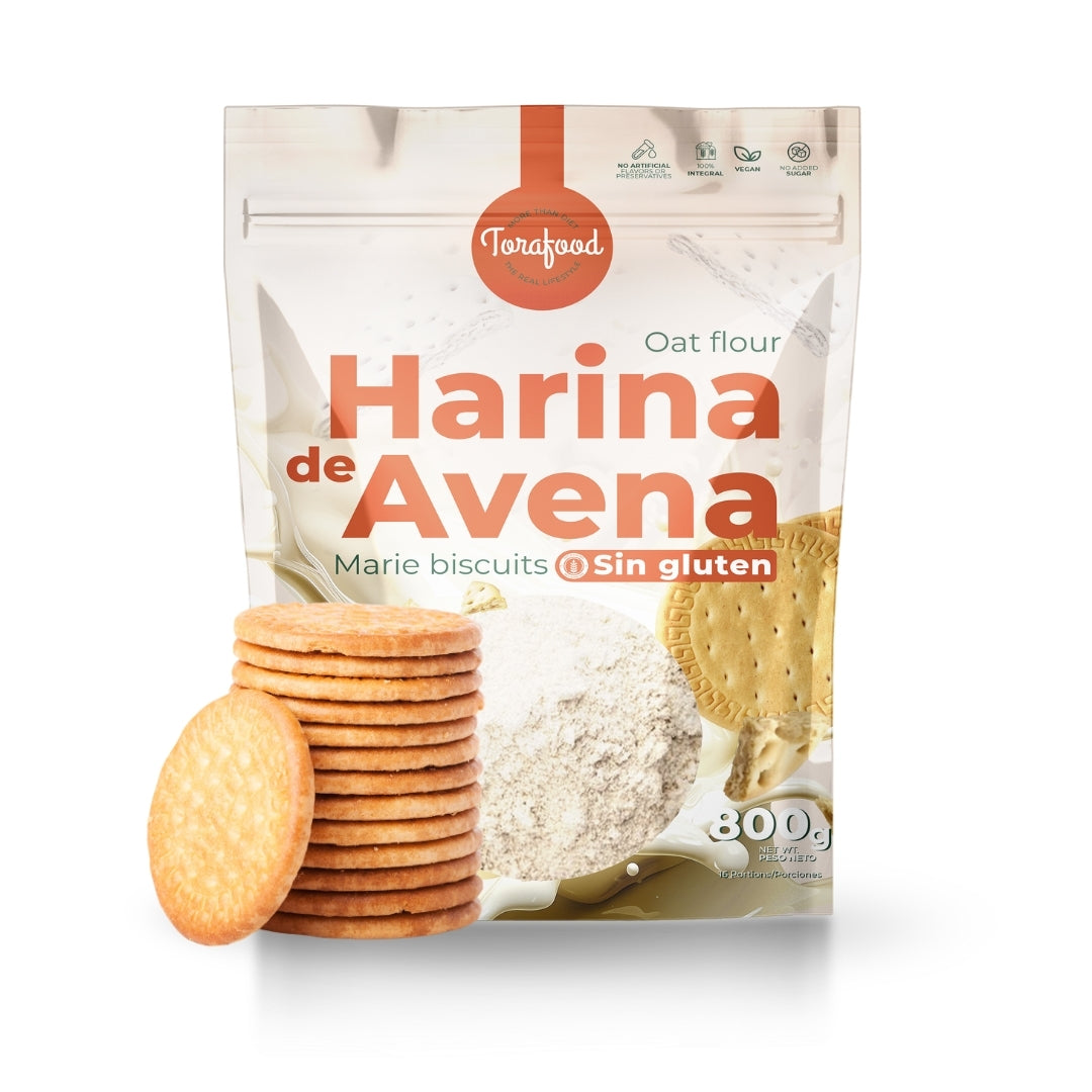 Harina de Avena Sin Gluten 800 g Sabores | Torafood