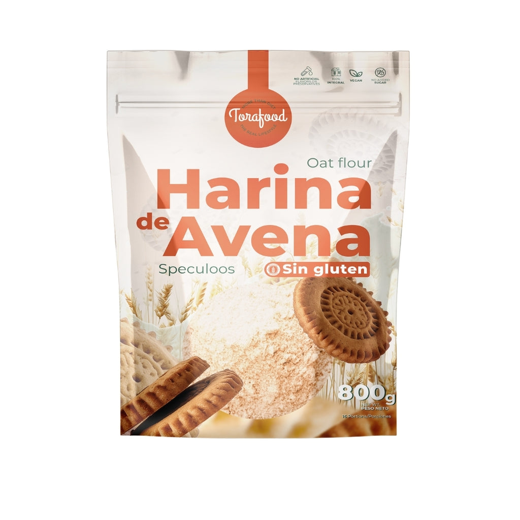 Harina de Avena Sin Gluten 800 g Sabores | Torafood