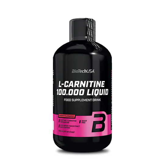 L-Carnitina 100.000 BiotechUSA 500ml | Manzana