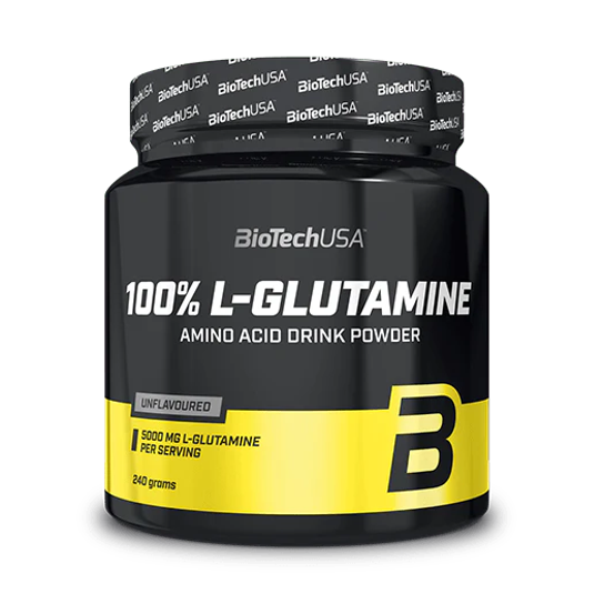 100% L-Glutamina BiotechUSA 240g