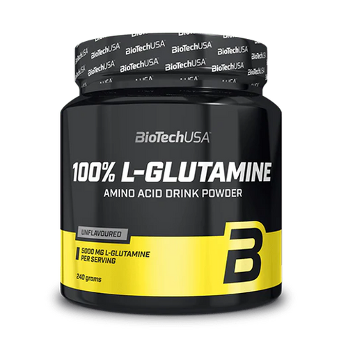 100% L-Glutamina BiotechUSA 240g