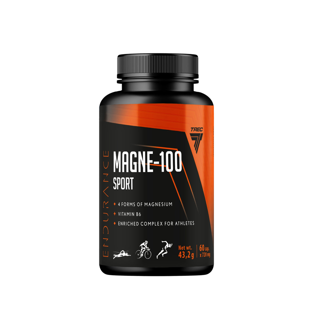 Endurance Magne-100 Sport Trec 60 cápsulas | Trec