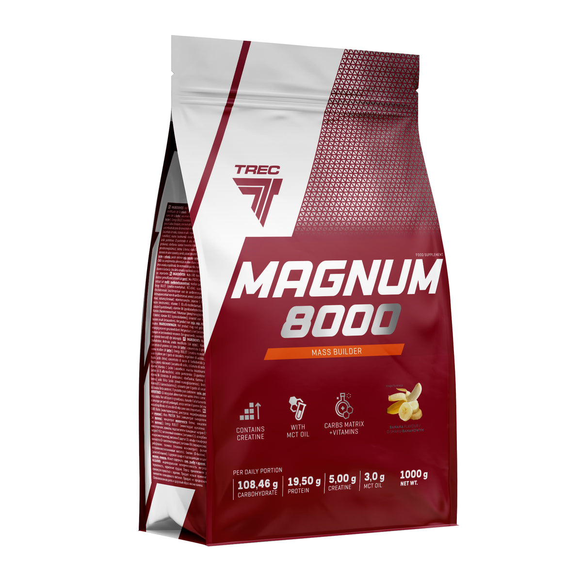 Magnum Gainer 8000 Trec1 kg | Gainer Proteína y Carbohidrato