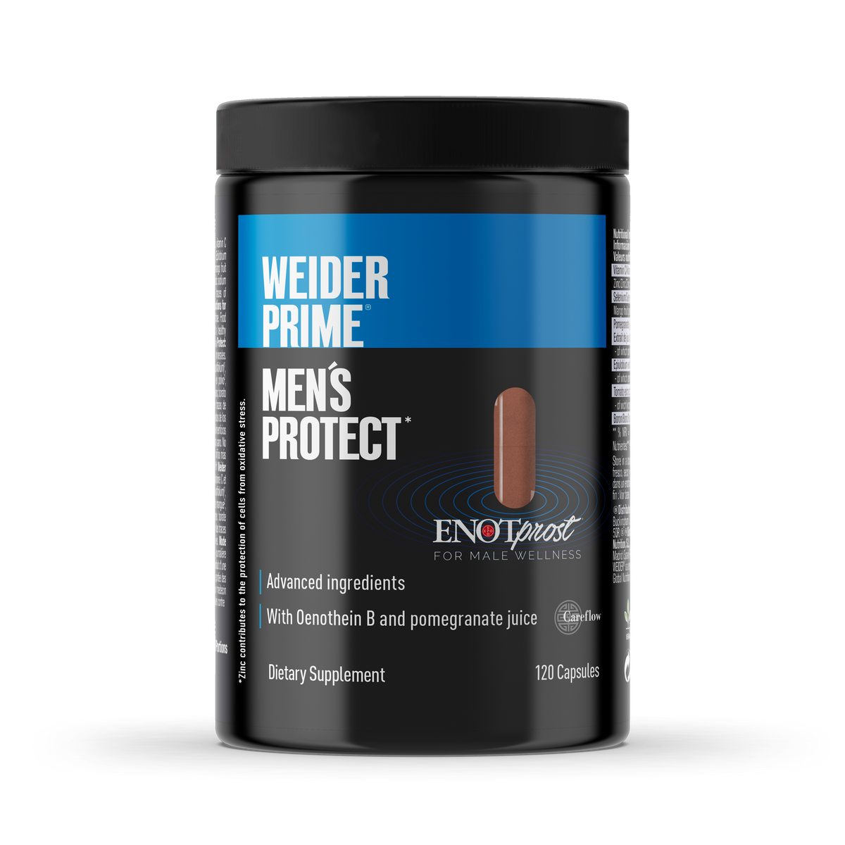 Weider Prime Men's Protect 120 cápsulas | Granada, epilobio y licopeno