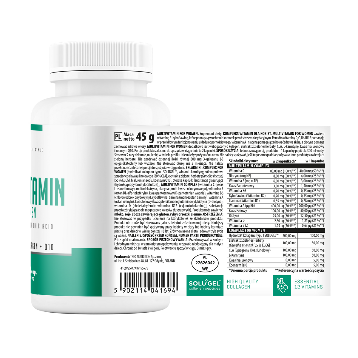 Multivitamin For Women | TREC
