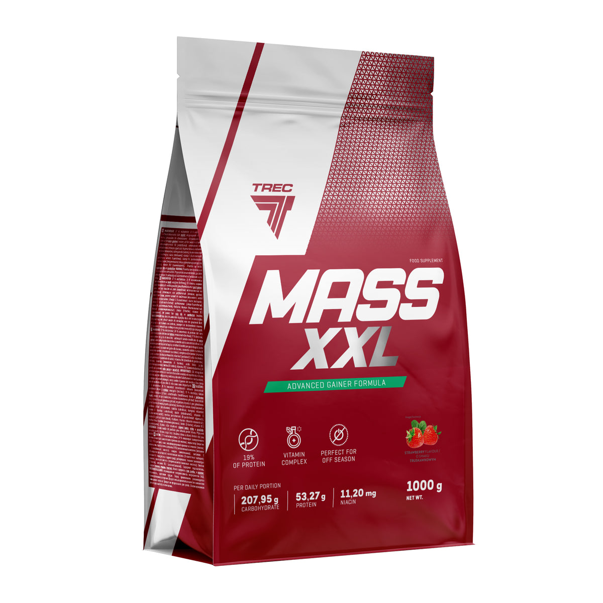 Mass XXL Gainer Trec | Gainer para Aumento de Masa 1kg y 3kg