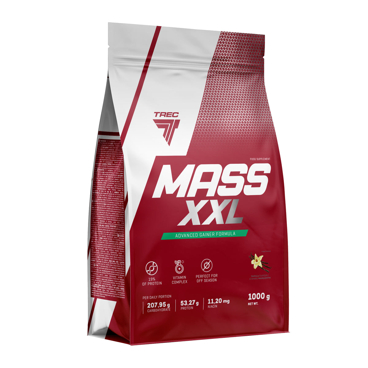 Mass XXL Gainer Trec | Gainer para Aumento de Masa 1kg y 3kg