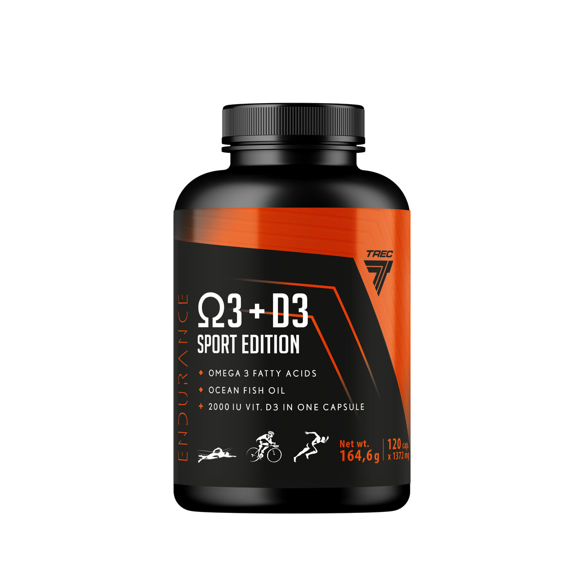 Endurance Omega 3 D3 Trec | Sport Edition 120 Cápsulas