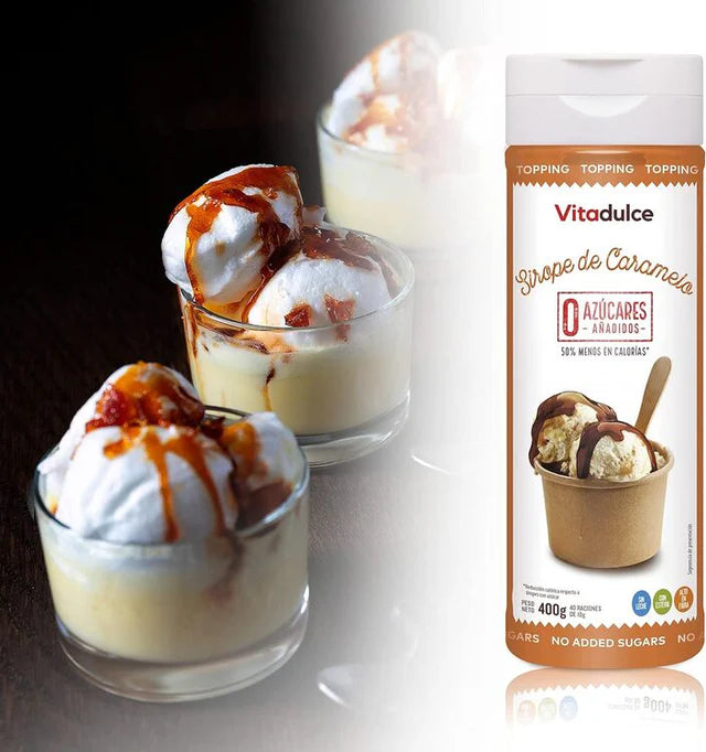 Sirope de Caramelo Vitadulce 400 g | Sirope Sin Azúcar