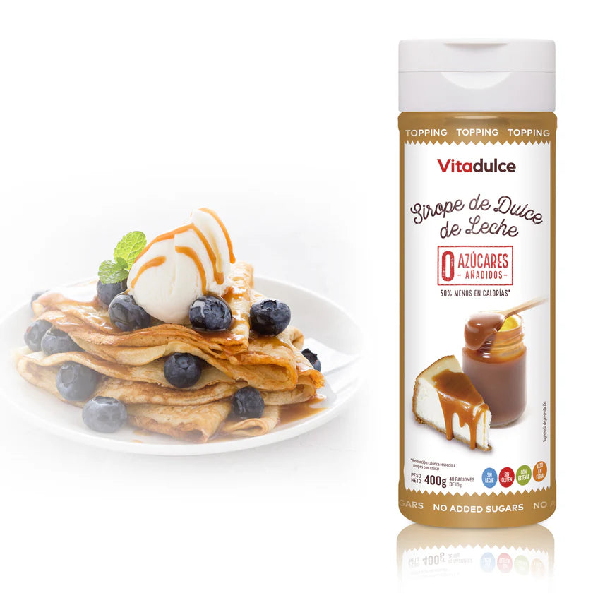 Sirope de Dulce de Leche Vitadulce 400 g | Sirope Sin Azúcar