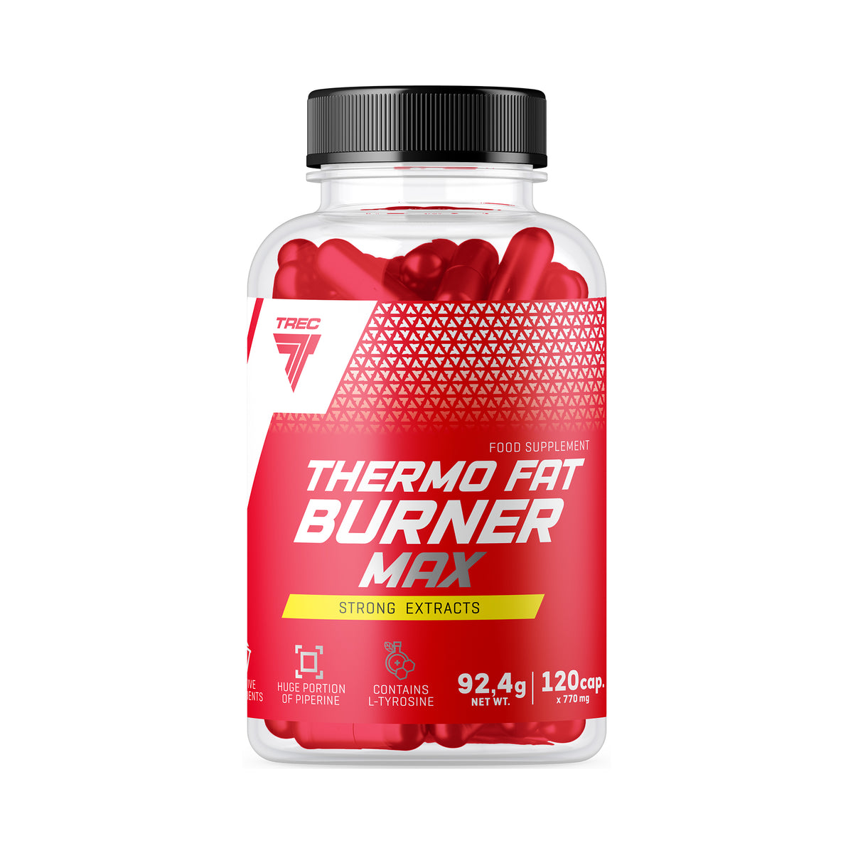 Thermo Fat Burner Max Trec 120 cápsulas | Fórmula avanzada