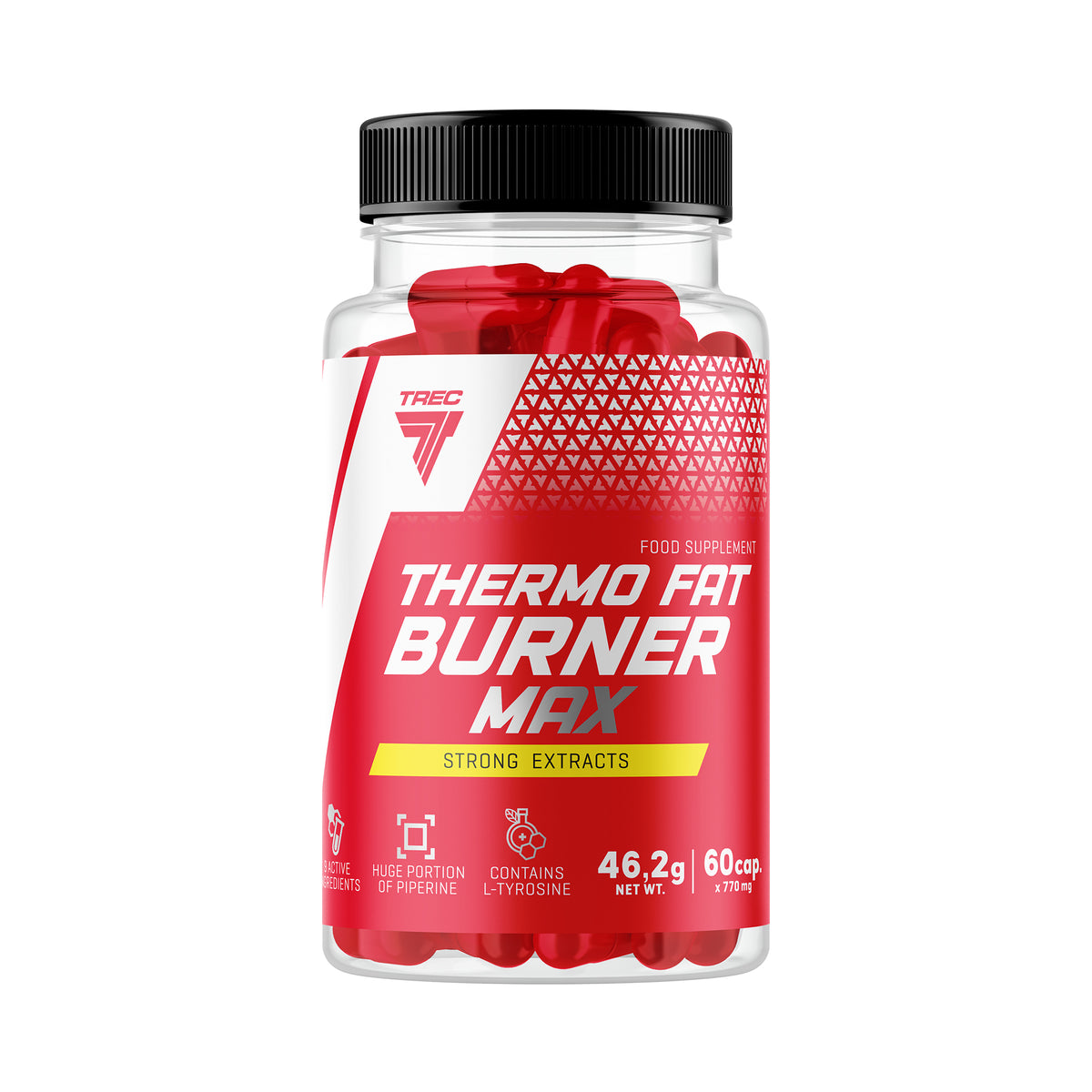 Thermo Fat Burner Max Trec 120 cápsulas | Fórmula avanzada
