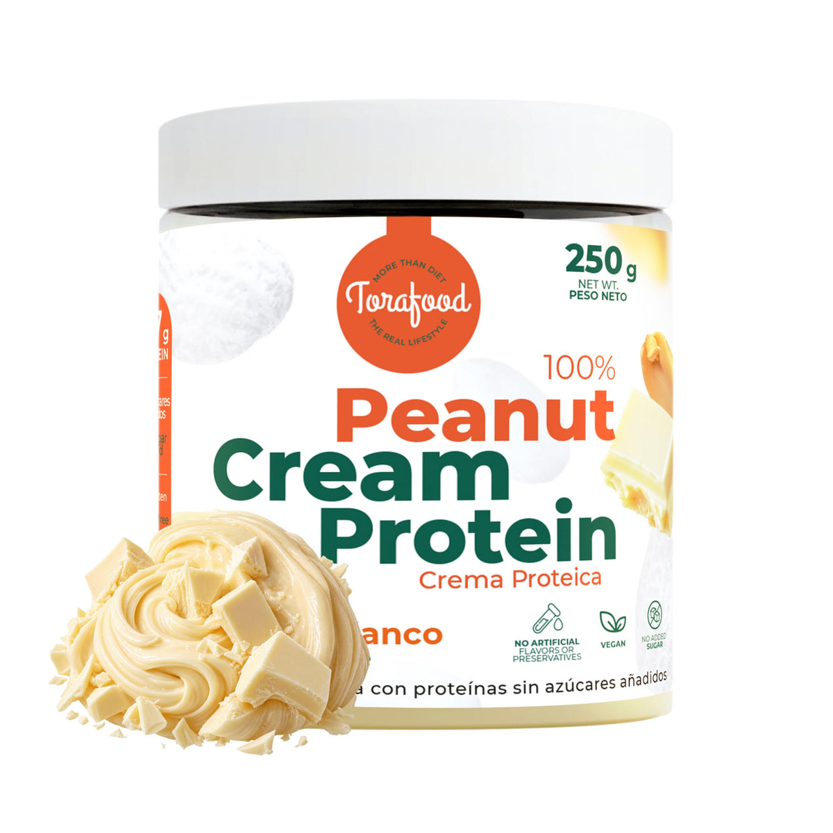 Crema de Cacahuete 250 g Sabores | Torafood