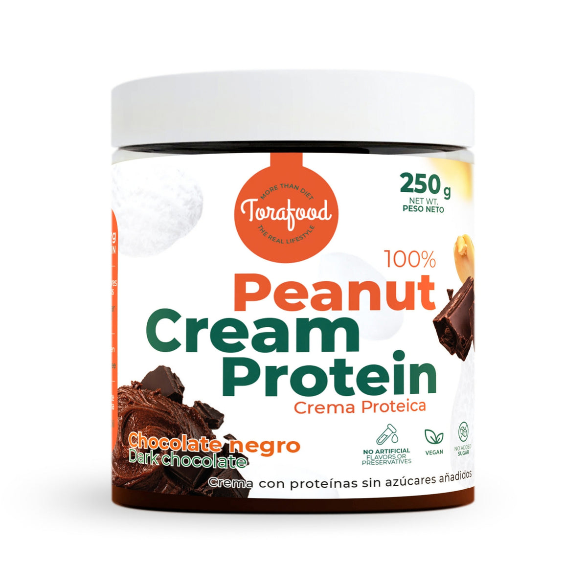 Crema de Cacahuete 250 g Sabores | Torafood