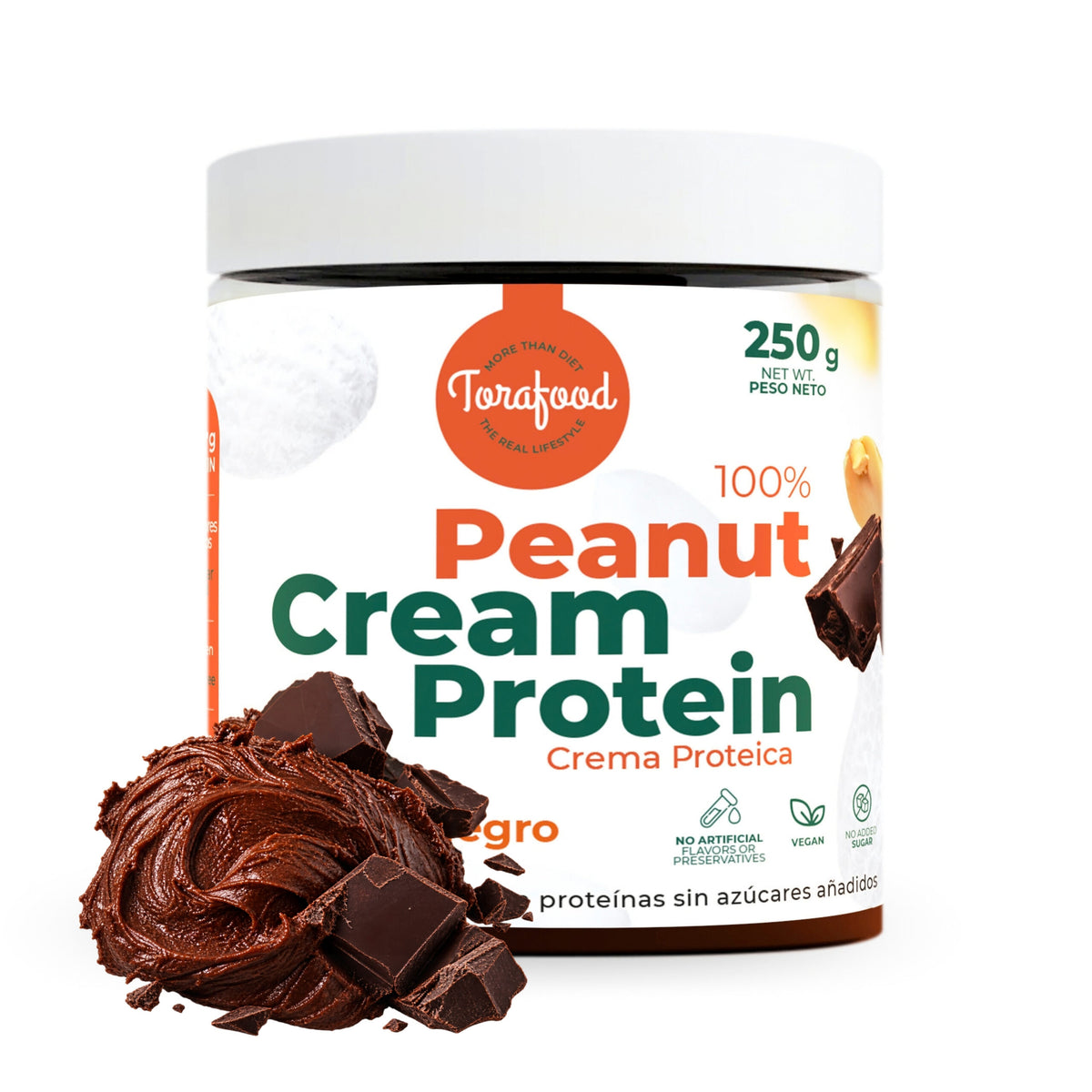 Crema de Cacahuete 250 g Sabores | Torafood