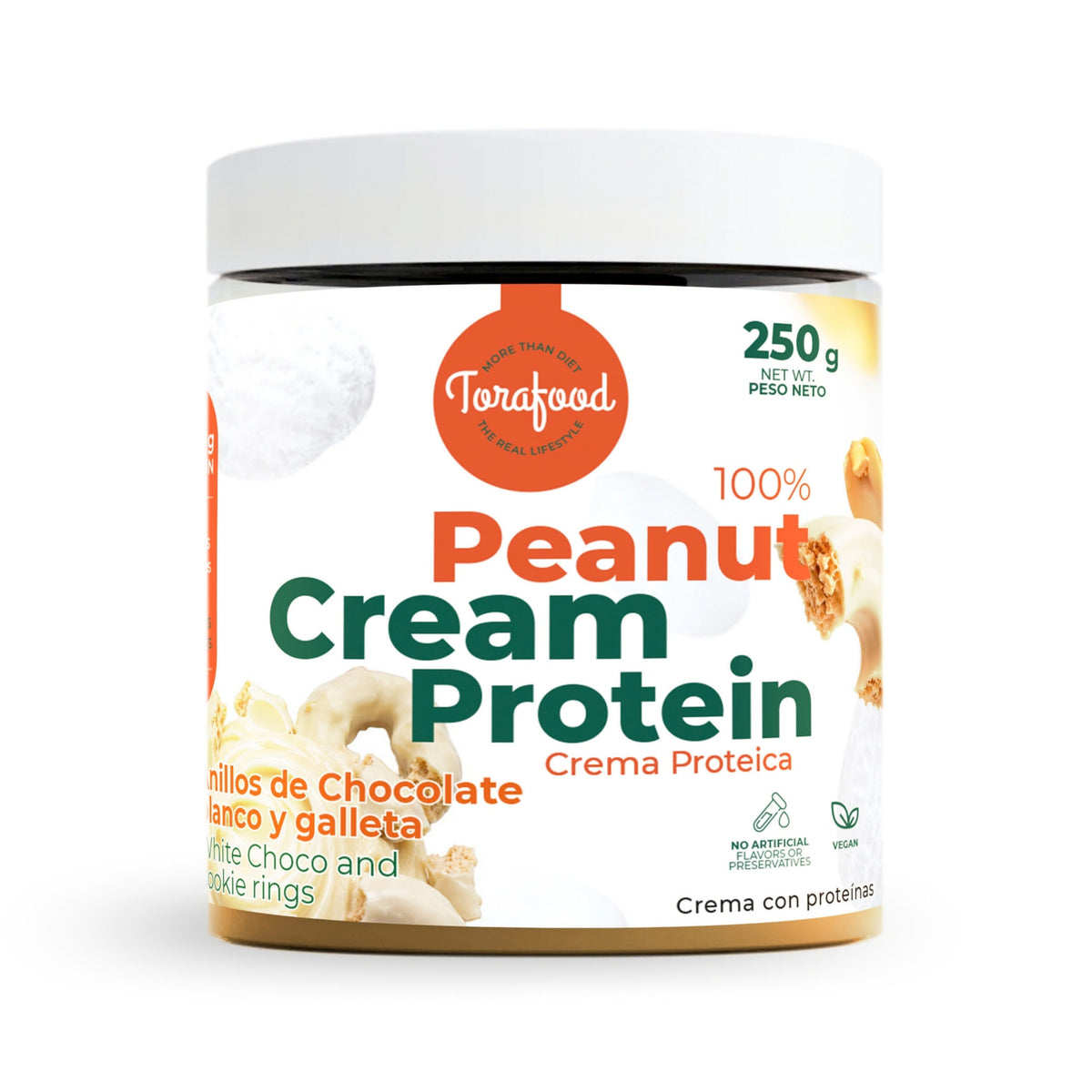 Crema de Cacahuete 250 g Sabores | Torafood