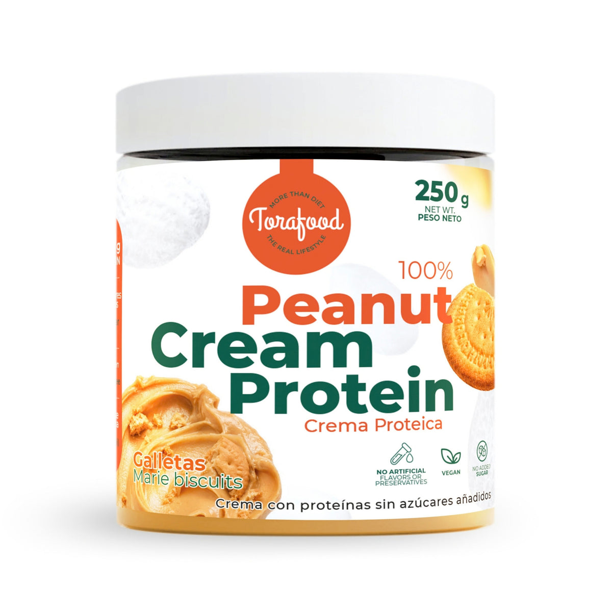 Crema de Cacahuete 250 g Sabores | Torafood