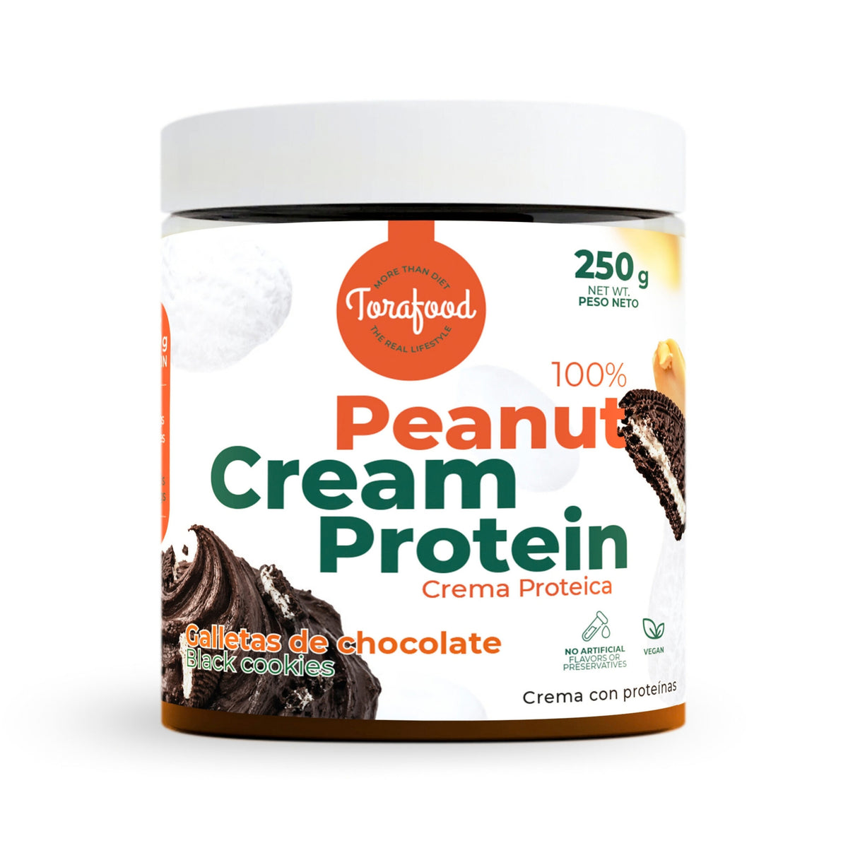 Crema de Cacahuete 250 g Sabores | Torafood