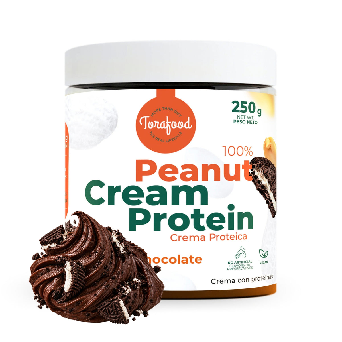 Crema de Cacahuete 250 g Sabores | Torafood