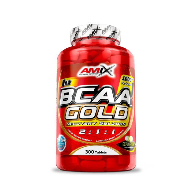 BCAA Gold 2:1:1 300 tabletas | Aminoácidos Amix