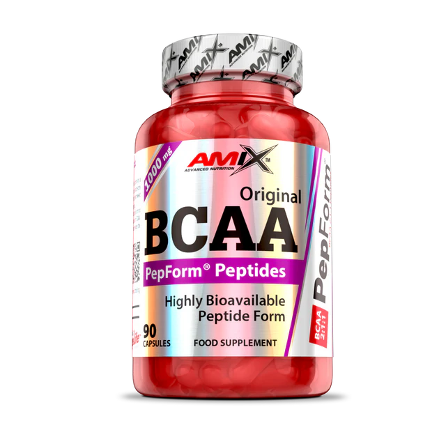 Péptidos de Aminoácidos BCAA 90 cápsulas | PepForm Amix