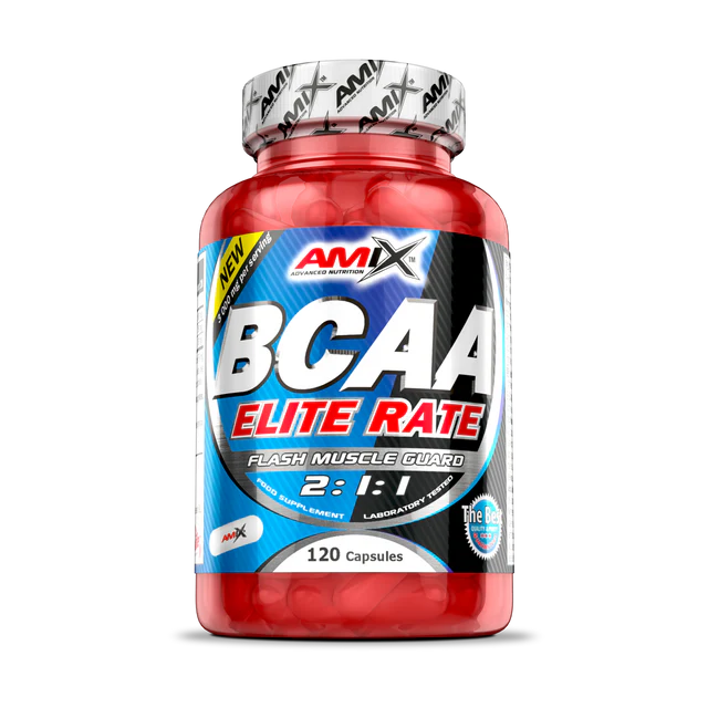 BCAA Elite Rate 120 cápsulas | Aminoácidos Amix